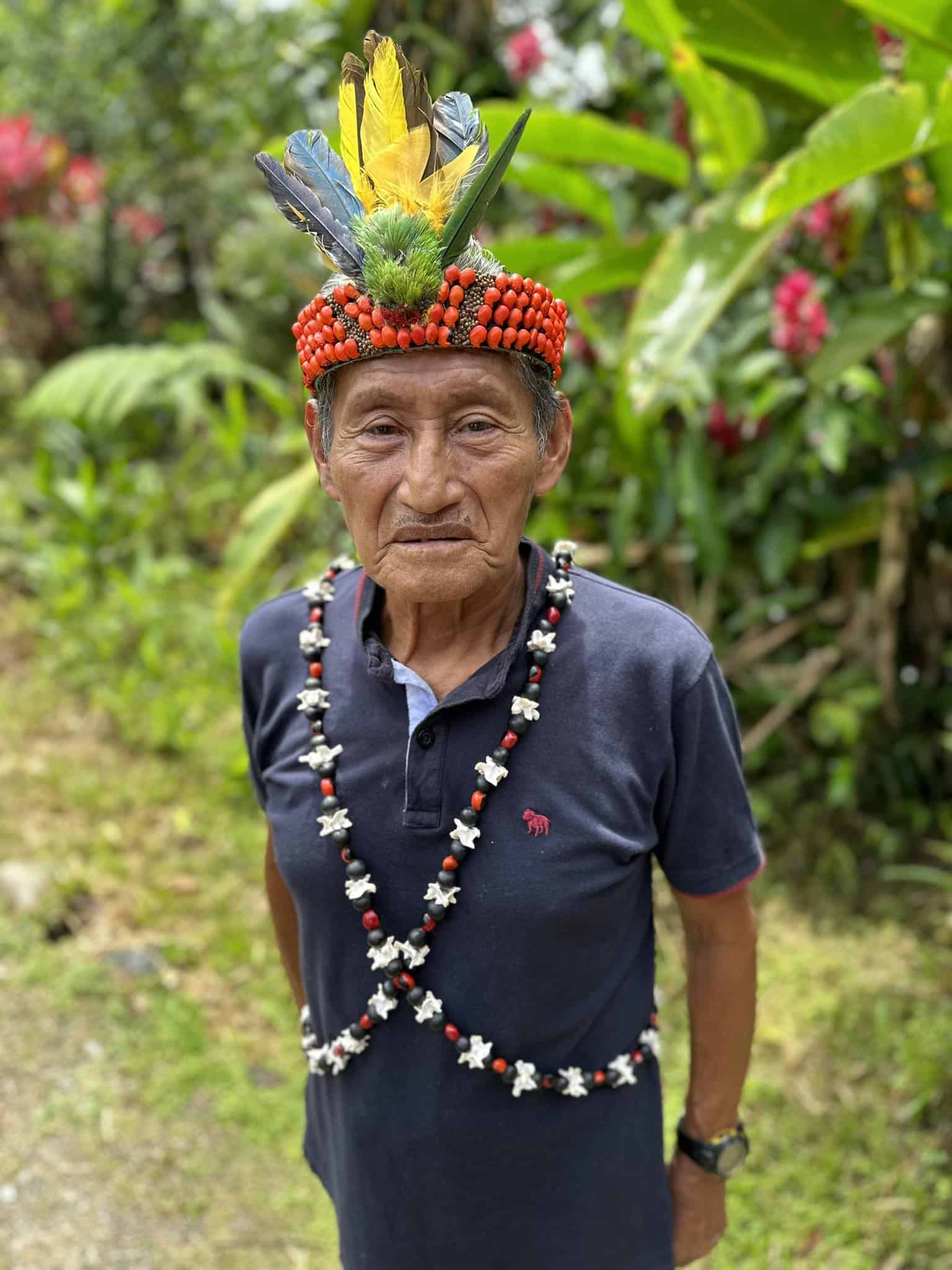 don carlos landazuri shaman yachak from napo ecuador